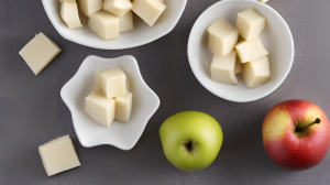 豆腐とリンゴのサラダ