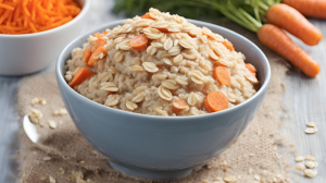 オートミールとニンジンのミックス