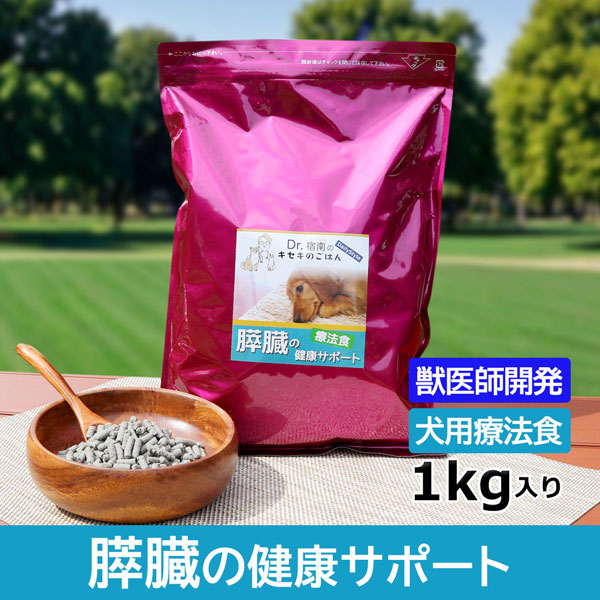 犬用食事療法食 膵臓サポート 1ｋｇ 獣医師 宿南章の愛情ごはん食事療法食