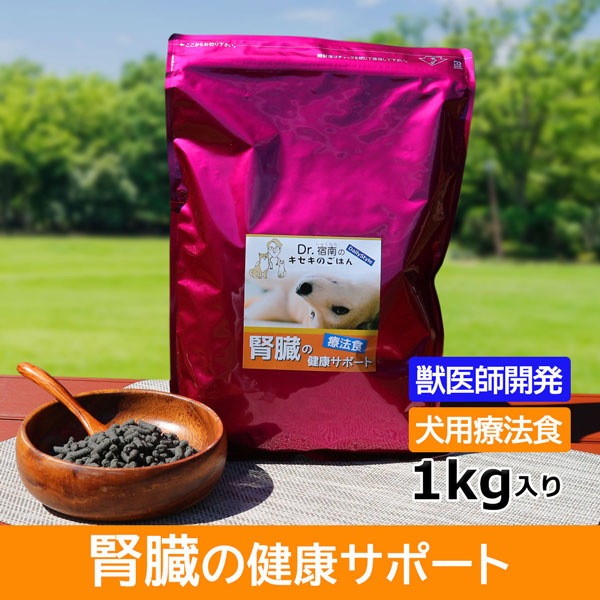 犬用療法食・心臓の健康サポート1kg入り・Dr.宿南のキセキのごはん